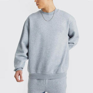 Ensemble de survêtement d'hiver décontracté pour hommes grande taille de haute qualité, manches longues, pour la course et le sport, service OEM, survêtement deux pièces personnalisé - Product Image 3