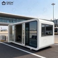 Maison préfabriquée miniature portable, cabane Apple préfabriquée, pod préfabriqué, villa modulaire en forme de pomme, maison pour complexe hôtelier, Airbnb et studio de jardin
