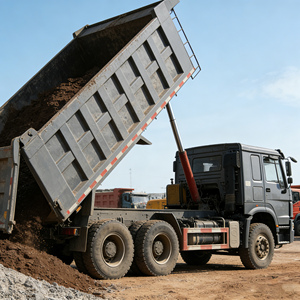 HOWO 371 Muldenkipper 10-Rad 6x4 Lastwagen-Fahrgestell in Grau, Tankwagen, Direkt vom Hersteller - Product Image 3