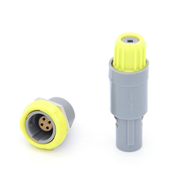 Connecteurs OEM Push Pull B K S 2-10 Multi-Pin IP67 Plaqué Or Laiton 12A Compatible Fil Utilisation Médicale Câble Lemos