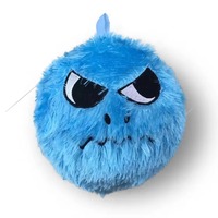 Balles rebondissantes en peluche visage souriant Jouet émoticône Balles floues Balles rebondissantes gonflables Peluches Al Por Mayor Rosenfellball
