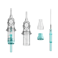 Aiguilles de cartouche de tatouage jetables Charme Princesse pour maquillage permanent, microblading des sourcils et des lèvres