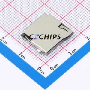 TF-012D SD Card / Memory Card Connector SMD Connector Self-Return Type MicroSD Card (TF Card) Card Holder 2mm - Product Image 1