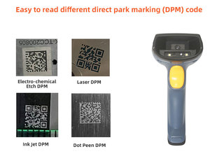 Cầm tay máy quét mã vạch 1D 2D QR Máy quét <span class=keywords><strong>laser</strong></span> có dây đầu đọc mã vạch cho siêu thị cửa hàng HS-6201GHD - Product Image 6