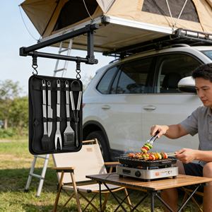 Ensemble d'ustensiles de grill de qualité commerciale, résistance industrielle pour la cuisson à fort volume dans les campings - Product Image 1