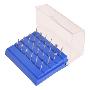 2022 Hot 24 Gaten Dental Bur Houder Desinfectie Carbide Burs Blok Boren Case Box