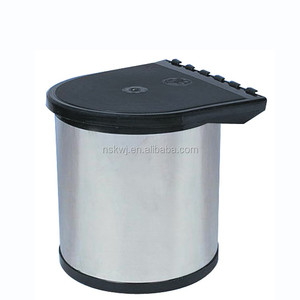 Pull out kitchen cabinet waste bin 15L