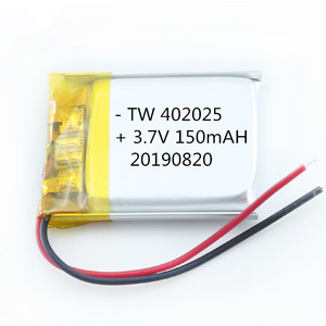 Factory Price Rechargeable battery small battery lithium polymer 3,7 v 501235, 150mAh tewaycell - Product Image 6