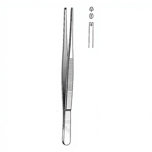 Pinzas Delicadas de 14.5 cm / 5-3/4 Pulgadas, Pinzas Quirúrgicas Finas de Acero Inoxidable para Manipulación Precisa de Tejidos en Microcirugía - Product Image 1
