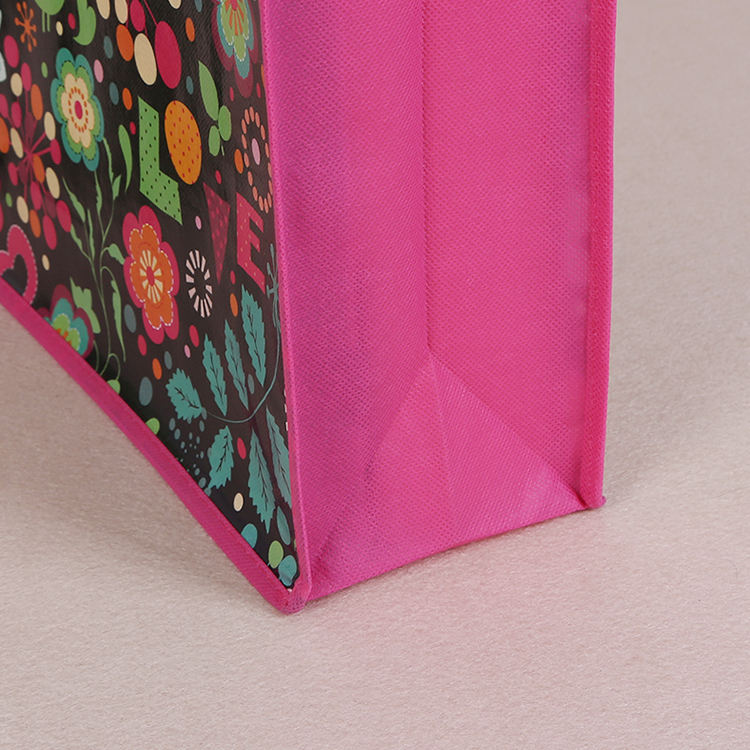 Customized printing reusable eco friendly shopping laminated non woven tote bags