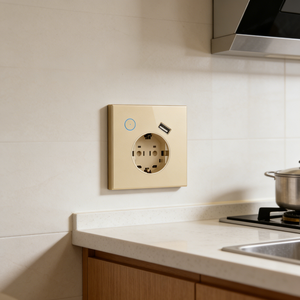 สวิตช์อัจฉริยะ Matter สำหรับควบคุมโฮมเธียเตอร์ 4 ช่อง 220V ไฟซิงโครไนซ์สำหรับ<span class=keywords><strong>ดู</strong></span><span class=keywords><strong>หนัง</strong></span> สร้างบรรยากาศความบันเทิง - Product Image 1