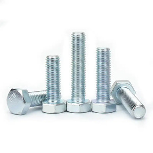 Pernos Hexagonales de Cabeza Plana de Acero al Carbono, Galvanizados, Grado 8.8, Pernos Hexagonales de Medio Rosca, Grado 8.8, M64 - Product Image 3