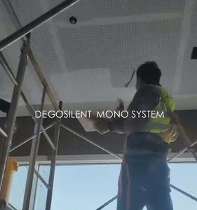 Placa <span class=keywords><strong>de</strong></span> Yeso Acústica Sin Costuras para Techo, Placa <span class=keywords><strong>de</strong></span> Yeso Perforada Monolítica, Yeso Superliso con <span class=keywords><strong>Lana</strong></span> Mineral Insonorizante - Product Image 5