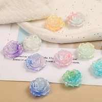 Boucle de chaussure en plastique/résine à effet œil de chat Aurora tridimensionnel, colle à effet goutte, pour téléphone, boucles d'oreilles, cadeau d'affaires