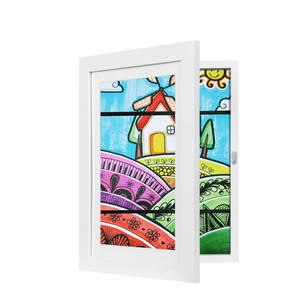 Cadres pour œuvres d'art d'enfants 8,5x11 A4 10x12,5 à ouverture frontale, cadres interchangeables pour affiches d'enfants, cadre de rangement et d'affichage blanc - Product Image 1