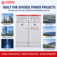 Armoire de distribution basse tension personnalisée YIMENG GGD, panneau de commande électrique pour projets industriels