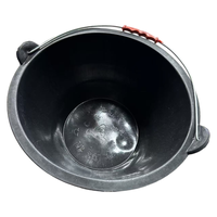 Fût industriel universel en plastique PE/PP noir – Solution de stockage économique pour produits chimiques, huiles, construction et mines