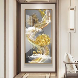 <b>Framed</b> Abstract Oil Canvas Wall Art <b>White</b> Aluminum Alloy Rectangle For Living Room Hallway Bedroom Background Decor - Product Image 3