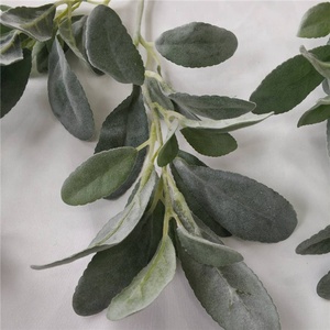Commercio All'ingrosso Della Fabbrica <span class=keywords><strong>di</strong></span> AI508 Verde Artificiale Floccato Agnelli <span class=keywords><strong>Orecchio</strong></span> Foglie Per La Casa del Mestiere <span class=keywords><strong>di</strong></span> Cerimonia Nuziale Decorazione Floreale - Product Image 3