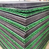 Tapete de Práctica de Golf BLG de Alta Resistencia para Simulador de Campo de Práctica 3D, 1500x1500mm, 15mm, Césped de Nylon, Interior/Exterior, Modelo 3D-HD