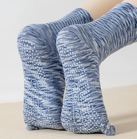 Chaussettes de haute qualité OEM, chaussettes à cinq doigts effet tie-dye, antidérapantes, respirantes, pour yoga, pilates, chaussettes à orteils pour intérieur