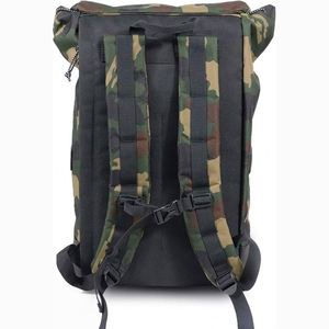 Free Sample Bsci Custom Waterproof Roll Top Bag <b>Black</b> Nylon Rolltop Laptop <b>Backpacks</b> <b>School</b> Bags - Product Image 2