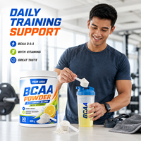 Prix de gros OEM/ODM pour les fabricants de suppléments en poudre BCAA, poudre BCAA avec vitamines pour booster l'énergie