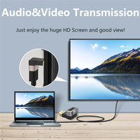 Adaptateur à 90 degrés, angle droit, mâle vers femelle, compatible 8K HDR HD avec ordinateur portable, téléviseur UHD, moniteur, PS5 4