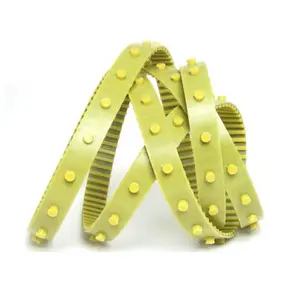 特殊加工t10-3040点涂层同步带带齿无边黄色纺织机皮带