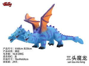 Juguete <span class=keywords><strong>de</strong></span> goma <span class=keywords><strong>de</strong></span> <span class=keywords><strong>dinosaurio</strong></span> <span class=keywords><strong>de</strong></span> dos cabezas <span class=keywords><strong>de</strong></span> <span class=keywords><strong>nuevo</strong></span> estilo, juguete <span class=keywords><strong>de</strong></span> dinosaurios <span class=keywords><strong>de</strong></span> Pvc para dinosaurios infantiles - Product Image 4