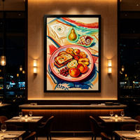 Peinture murale LED néon personnalisée pour entreprise, décoration néon sur mesure, peinture artistique néon, impression UV 3D, peinture LED néon