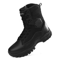 Bottes tactiques de combat imperméables de qualité supérieure pour hommes, durables, pour la randonnée en extérieur, avec soutien de la cheville