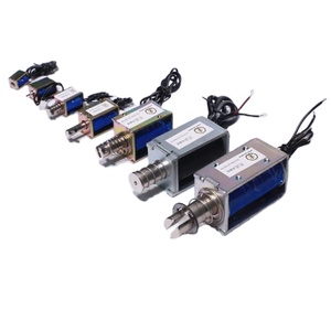 Özel 5v 6v 9v mikro açık çerçeve solenoidleri Dc 12v 24v Mini lineer itme çekme solenoid