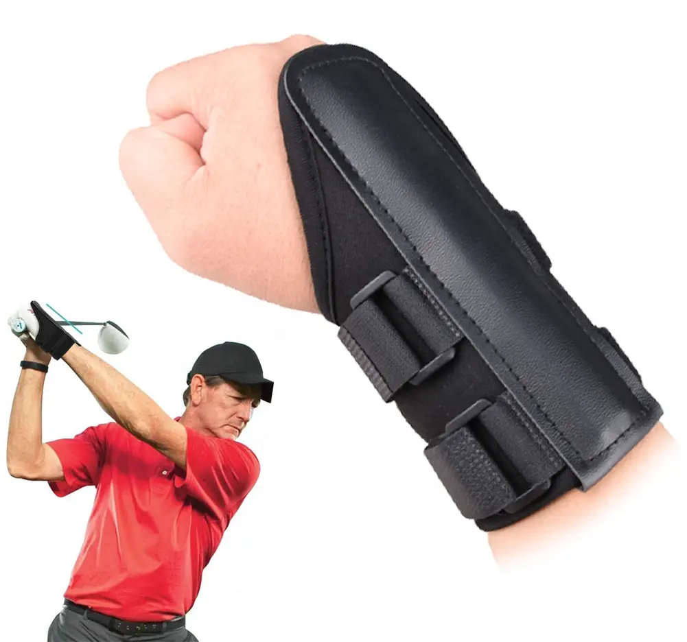 Wholesale Golf Swing Aids Pro Power Band Wrist Brace Smooth, Connect-Easy Correct Training Swing Gesture Alignment Practice Tool