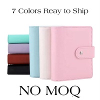 Macaron Budget A7 classeur à anneaux planificateur en cuir A6 et A5 produits de classement avec 7 options de couleur feuille et motif de dossier