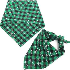 Bandana pour chien et chat <span class=keywords><strong>en</strong></span> polyester et coton, écologique, réversible, respirant, durable, séchage rapide, motif classique à carreaux - Product Image 6