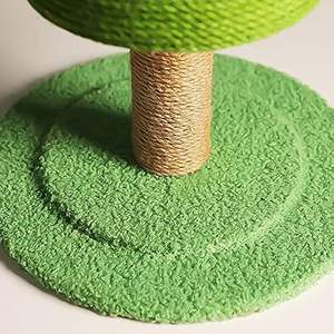 เสารอยขีดข่วนต้นแมวป่านศรนารายณ์หรูหราของเล่นแมวสำหรับวันฮาโลวีนและคริสต์มาสบรรจุในกล่อง - Product Image 6