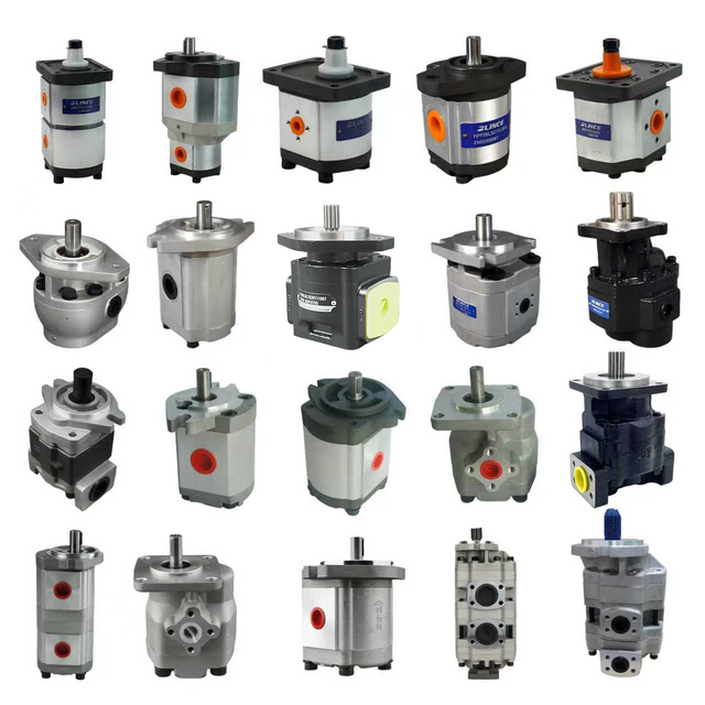 Hydraulic Gear Pump Manufacture High Pressure Reliable and Stable Performance Single Double 2 Group Gear Pump Hydraulic Oil Pump