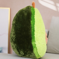 Groothandel Kinderen Cartoon Dieren Zachte Kawaii Schattige Pluche Kussen Fruit Avocado Gevulde Pluche Pop Speelgoed