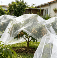 HDPE Landbouw Anti-insect Plantbeschermingsnet 100gsm 40*25 maas Anti-UV Kas Insectennet Ongediertebestrijding voor Tuinieren