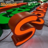Fabricant de logos lumineux publicitaires, enseigne de magasin LED personnalisée, enseigne extérieure personnalisée en 3D, panneau de logo LED, enseigne commerciale en lettres LED