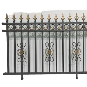 Alloy Aluminium Fence With Accessories Metal Picket Fencing Aluminium Metal Fences Panels Price Per Set