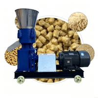 Machine à granulés d'aliments pour animaux de petite taille 50-100 kg/h, nouvelle machine de traitement des aliments pour volailles, applicable aux fermes