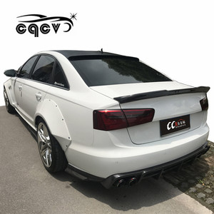 Kit corpo più ampio stile CQCV di alta qualità per <span class=keywords><strong>Audi</strong></span> A6 rs6 paraurti diffusore posteriore spoiler in fibra di carbonio più ampio per <span class=keywords><strong>AUDI</strong></span> A6 <span class=keywords><strong>S6</strong></span> - Product Image 4