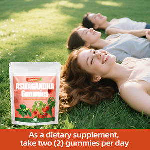 Jiaoming OEM Vegan Ashwagandha Gummies laris suplemen nutrisi fokus memori untuk remaja dan dewasa - Product Image 3