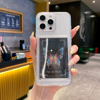 Nouvel Étui de Téléphone Porte-Cartes de Jeu Style Urbain Grande Fente pour Cartes pour iPhone 16e 16 15 14 13 12