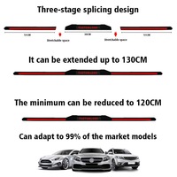Feu arrière de voiture à LED modifiable, avec fonction de clignotant dynamique (effet cheval courant) et de feu stop, personnalisable, universel, pour rétrofit/amélioration