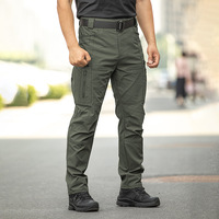 Pantalon tactique Consul pour homme, coupe slim, style militaire, pantalon d'entraînement en polyester, imperméable, durable, multi-poches