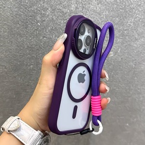 Coque de téléphone antichoc <span class=keywords><strong>QSF</strong></span> pour 11-17 Pro Max Street Fashion en TPU+PC avec support d'appareil photo et bracelet, incluant un protecteur d'écran - Product Image 6