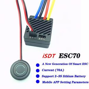 Contrôleur de vitesse électronique (ESC) étanche ISDT ESC70 70A/120A 2-3S pour moteurs 540 550 775 avec BEC 5V~7.5V pour drones 1/8 1/10 - Product Image 2